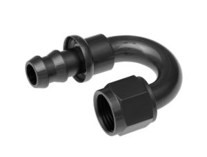 180 Degree AN Push Lock Hose Ends
