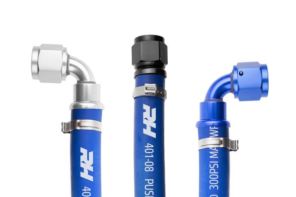 AN-12  3/4" 19MM BLUE PUSH LOCK SOCKETLESS RUBBER Fuel Oil Hose Pipe 1 Metre 