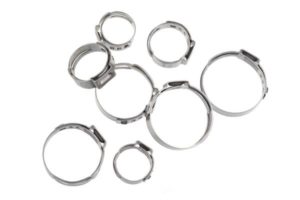 Stainless Steel Push Lock Hose Clamp 2pcs/pkg