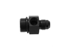 -08 male AN/JIC to -08 ORB male with 1/8" NPT hex