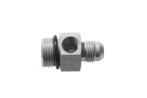 -08 male AN/JIC to -08 ORB male with 1/8" NPT hex - Image 2